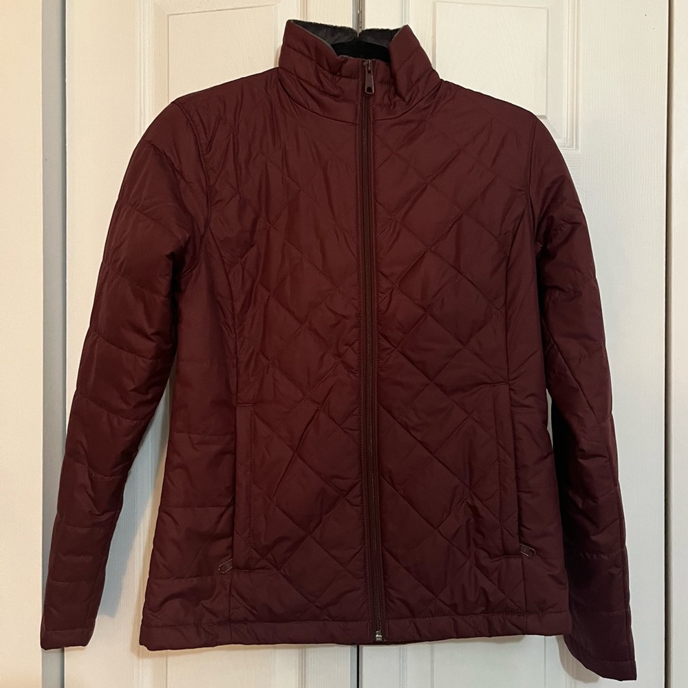 Columbia Burgundy Quilted Women's Puffer Jacket